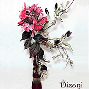 Цветы и флористика handmade. Livemaster - original item Bouquet of tulip tree. Silk flowers, cloth flowers.. Handmade.