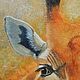 Giraffe painting, oil painting on potali. Pictures. Kind paintings by Irina Belozerova. My Livemaster. Фото №4