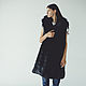 Black Long fox fur vest. Vests. Forestfox. Family Fur Atelier. Online shopping on My Livemaster.  Фото №2