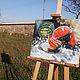 Oil painting still life Watermelon Impressionism Buy painting oil. Pictures. Ирина Димчева. My Livemaster. Фото №4