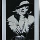 Вышитая картина "Марлен Дитрих", Картины, Киев,  Фото №1