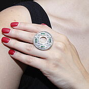 Украшения handmade. Livemaster - original item Ring Malachite silver 925 ALS0065. Handmade.