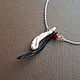 Trio. Neomodernism. Pendant with pearl and coral. Pendants. ART ACTIVE. My Livemaster. Фото №5