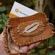 cardholders: Leather case for 'Feather' cards'. Cardholder. Stinna freeform (stinna). Online shopping on My Livemaster.  Фото №2