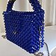 Жемчужная сумка из кубических  бусин. Классическая сумка. GALA-CRYSTAI-BAGS - сумки из бусин. Интернет-магазин Ярмарка Мастеров.  Фото №2