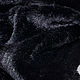 Искусственный мех черный средний. Ткани. БАРХАТ Итальянские ткани (barhat-tkani). Ярмарка Мастеров.  Фото №6
