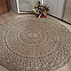 Carpet made of jute.'Recognition ' 130 cm, Carpets, Kaluga,  Фото №1