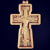 Украшения handmade. Livemaster - original item Orthodox Cross wood. Handmade.
