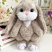 Куклы и игрушки handmade. Livemaster - original item Soft toys: Handmade Knitted Stuffed Toy Bunny. Handmade.
