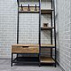   Прихожая в стиле лофт *. Гардеробы. BRAUS [LOFT]. Ярмарка Мастеров.  Фото №6