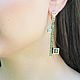 Modern 8 earrings made of 925 sterling silver DD0114. Tassel earrings. Sunny Silver. Online shopping on My Livemaster.  Фото №2