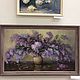 Oil painting Lilac wave painting lilac. Pictures. Ирина Димчева. My Livemaster. Фото №6