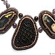 Jewelry set (pendant, ring) beaded with agate Count. Jewelry Sets. Beads Ideas. My Livemaster. Фото №4