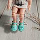 Sandals for doll ob11 color - mint + rose 18mm. Clothes for dolls. Olga Safonova. My Livemaster. Фото №6