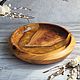 Деревянная тарелка глубокая блюдо из дерева для сервировки. Грили и барбекю. Деревянная посуда от 'ГРАНАТ-МК' (tvorcheskay-masterskaya-granat-mk). Ярмарка Мастеров.  Фото №5