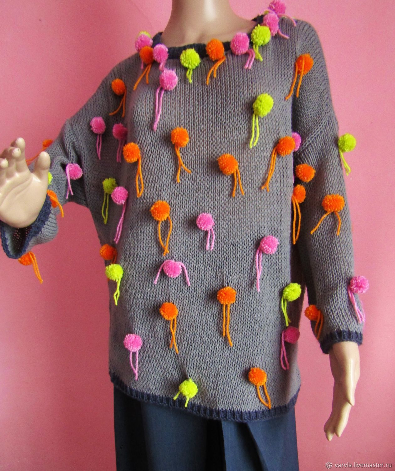 Декор для вязаного свитера