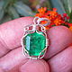 Order emerald necklace emerald pendant emerald jewelry. theamulet. Livemaster. . Pendants Фото №3