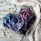 Women's cotton handkerchief in boho style berry. Shawls1. ZanKa. My Livemaster. Фото №4
