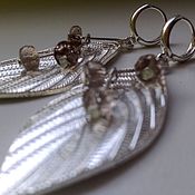 Украшения handmade. Livemaster - original item Earrings with rauchtopaz 
