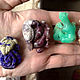 Carved pendants, cabochons, cut - natural stones!. Pendants. ssowl. Online shopping on My Livemaster.  Фото №2