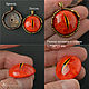Order Pendant Fire in the sight glass lampwork pendant red orange. fiery-tale lampwork (fiery-tale). Livemaster. . Pendants Фото №3