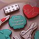 Order Gingerbread for the doctor. cookiezanna. Livemaster. . Gingerbread Cookies Set Фото №3