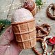 Ватная игрушка Мороженое в стаканчике, Войлочная игрушка, Одинцово,  Фото №1