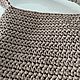Сумка вязаная как из Pinterest. Сумка-шоппер. Karamelka_bags. Интернет-магазин Ярмарка Мастеров.  Фото №2
