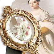 Винтаж handmade. Livemaster - original item Ladies` mirror in a frame, Holland.. Handmade.