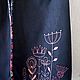 Order Denim vest with embroidery size 56. CreativChik by Anna Krapivina (Creativchik). Livemaster. . Vests Фото №3