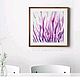 Painting lavender Provence abstraction in the interior. Pictures. Olga Ermakova art. My Livemaster. Фото №4