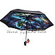 Women's folding umbrella automatic black umbrella-cane Space. Umbrellas. BelkaStyle. Online shopping on My Livemaster.  Фото №2