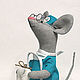 На заказ. Мышка-доктор, мышка-стоматолог, мышка-тильда, Куклы Тильда, Санкт-Петербург,  Фото №1