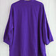 Purple boho blouse with ruffles. Blouses. etnoart. My Livemaster. Фото №4
