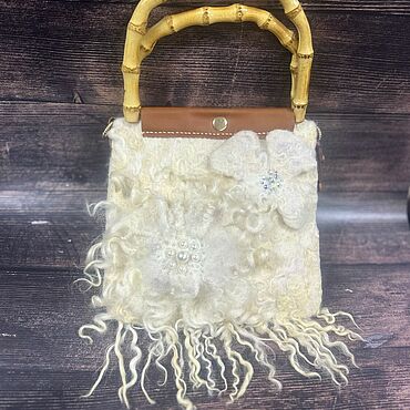 Сумки ручной работы. Ярмарка Мастеров - ручная работа Сумочка валяная. Handmade.