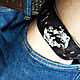 Order Bracelet made of genuine leather 'crocodiles'. Brave. Livemaster. . Cuff bracelet Фото №3