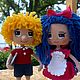 Вязаная кукла Мальвина. Мягкие игрушки. Елена Журавлёва (alenkina_dolls). Интернет-магазин Ярмарка Мастеров.  Фото №2