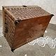 Плетеная шкатулка, сундук "Большой хранитель". Короб. Лилия-Плетение из газетных трубочек (pletenie-iz-gazetnyh-trubochek). Ярмарка Мастеров.  Фото №4
