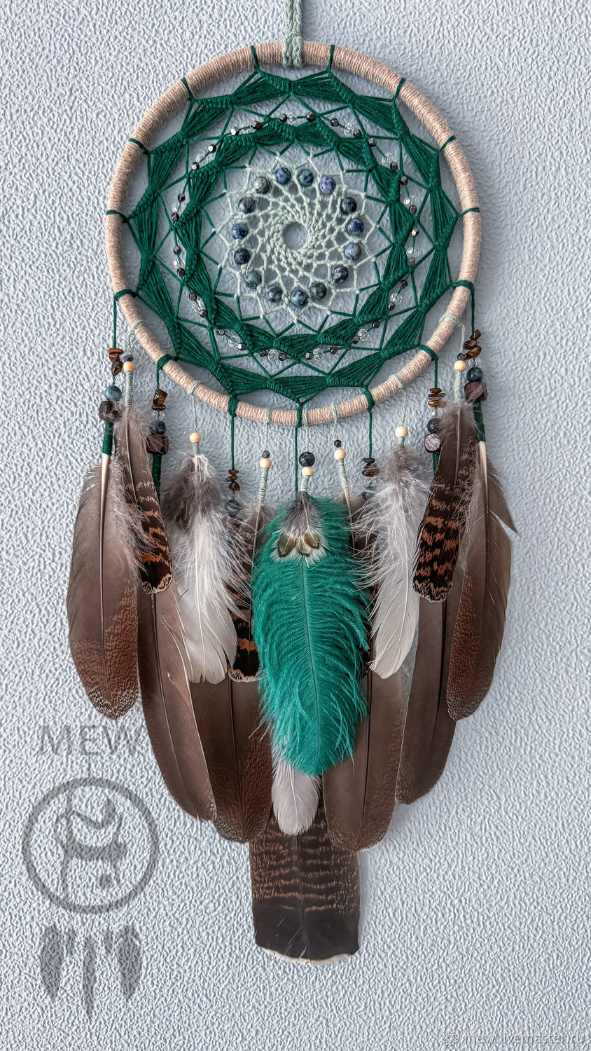 Ловец снов с дополнительными подвесками