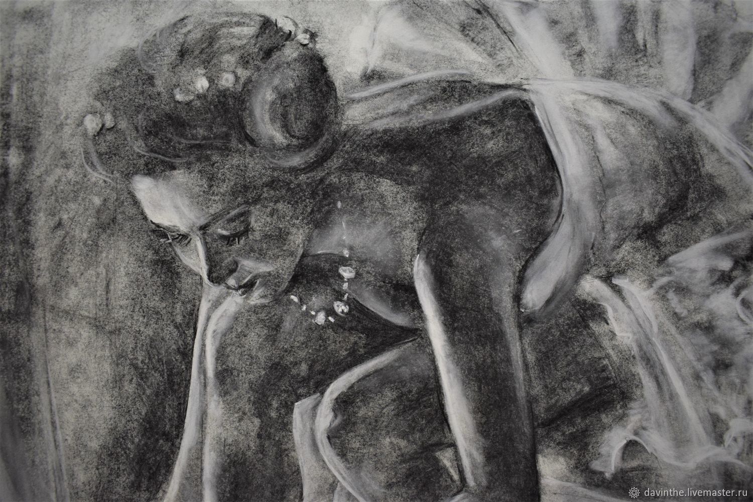 Graphics, author's charcoal drawing . Ballerina купить на Ярмарке Мастеров HXP2HCOM | Athens