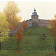 Dibujo de acuarela Kremlin de Nizhny Novgorod. El otoño, Pictures, Moscow,  Фото №1