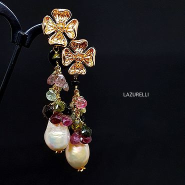 Украшения ручной работы. Ярмарка Мастеров - ручная работа Серьги FLOWERS    УК0028. Handmade.