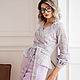 Lavender tweed smelling blouse, lilac viscose blouse, Blouses, Novosibirsk,  Фото №1