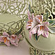 Pink lilies - a vase for fresh flowers. Vases. Elena Zaychenko - Lenzay Ceramics. My Livemaster. Фото №4