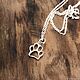 Заказать Серебряный кулон Лапка. GAMMA jewelry. Ярмарка Мастеров. . Подвеска Фото №3