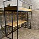 Кровать чердак в стиле лофт с письменным столом, массив дуба. Кровати. EasyLOFT. Ярмарка Мастеров.  Фото №4