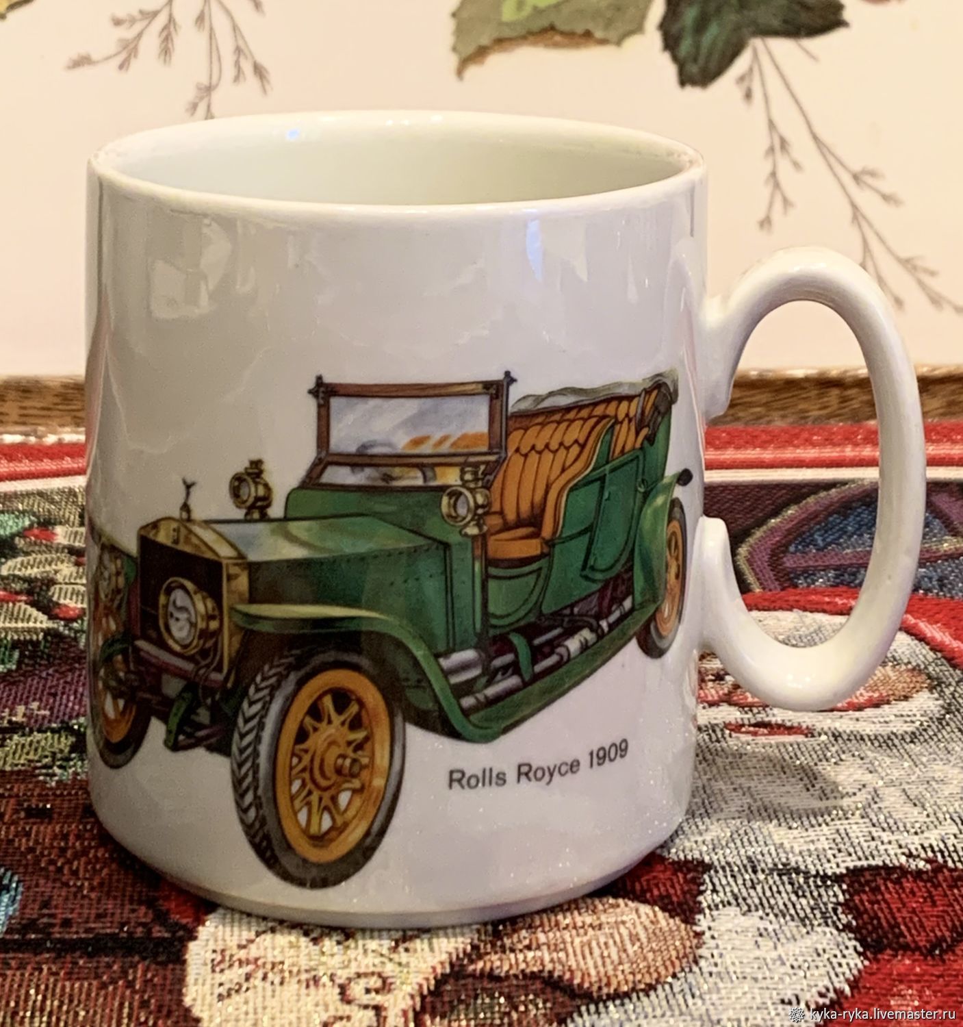 Винтаж: VILLEROY & BOCH/Раритетные бокалы с изображением старинных авто ...