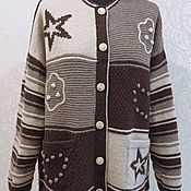 Пуловер, джемпер, кофта с фактурным узором косы Сочная бирюза
