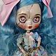 Кукла Блайз Мальвина в винтажном стиле. Custom Blythe doll. Кукла Кастом. My_Wonderful_Blythe. Ярмарка Мастеров.  Фото №7