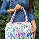 Medium women's bag ' Irises'. Classic Bag. Pelle Volare. Online shopping on My Livemaster.  Фото №2